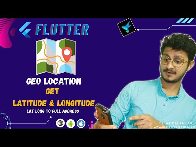 Flutter Geo Location get user current location latitude longitude with address