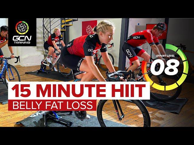 15 Min HIIT Cardio Indoor Cycling Workout | Belly Fat Loss Exercise