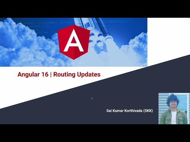 Angular 16 Routing Features | Routing Updates | Input decorator updates