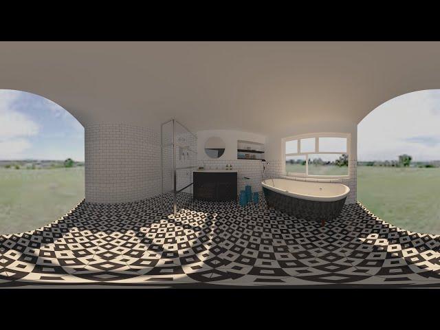 3dsMax Tutorials, How to Create 360 Panorama Image in 3Dsmax & Vray |  Using Round me