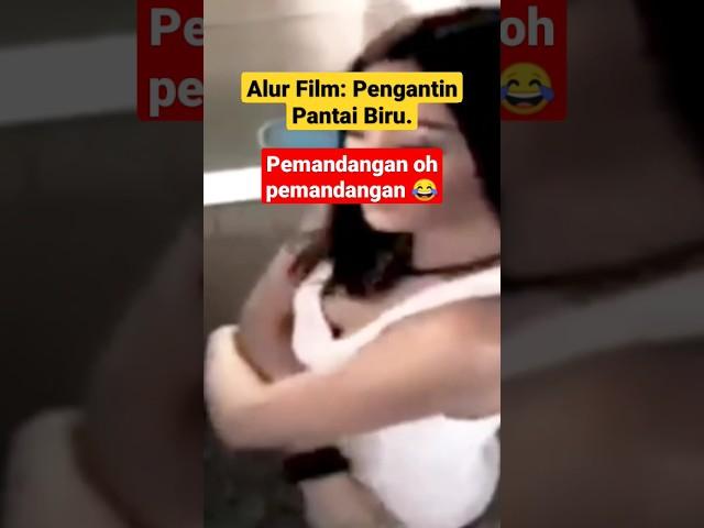 Alur Film: pengantin Pantai Biru. #shorts #alurfilm #alurfilmhorrorindonesia