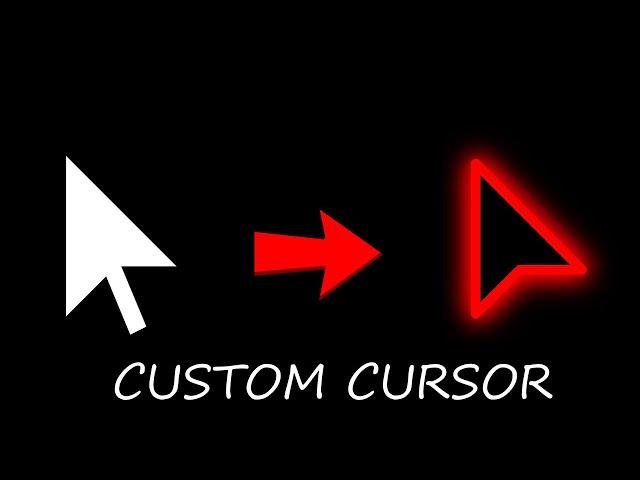 How To Get CUSTOM Mouse Cursor Windows 10!