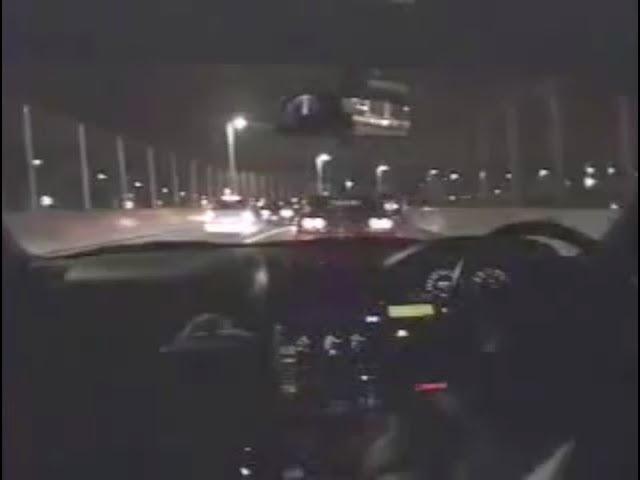 GT-R racing on Shuto Expressway