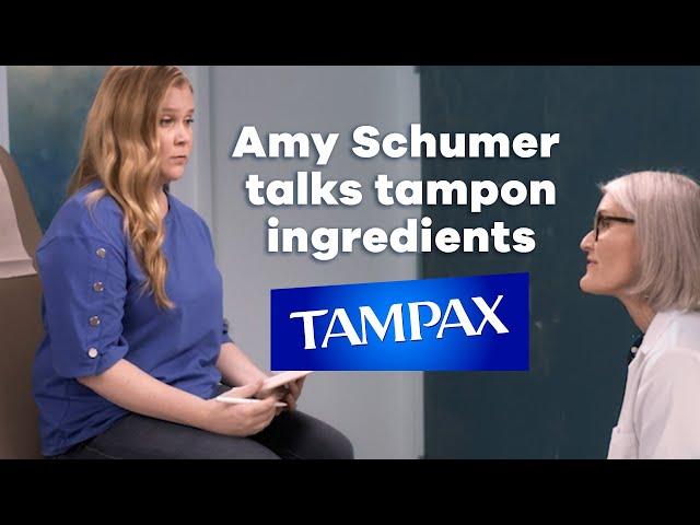 Tampon Ingredients Q&A | Time to Tampax with Amy Schumer and Girlology