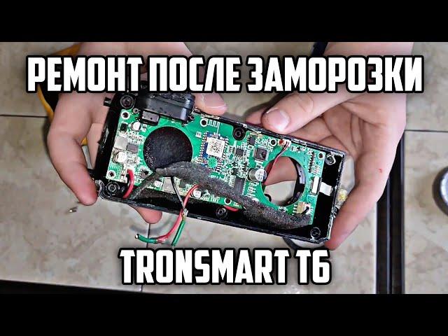 РЕМОНТ Tronsmart t6 + РАЗБОРКА