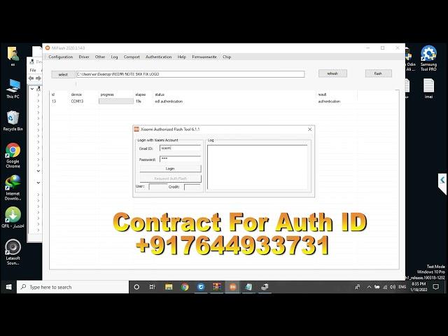 Xiaomi Authorized Account | EDL Auth ID | MI Auth Account | Sell MI ID |