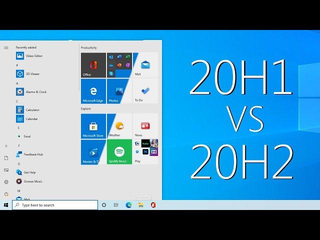 Windows 10 October 2020 VS May 2020 Update | Speed & Features