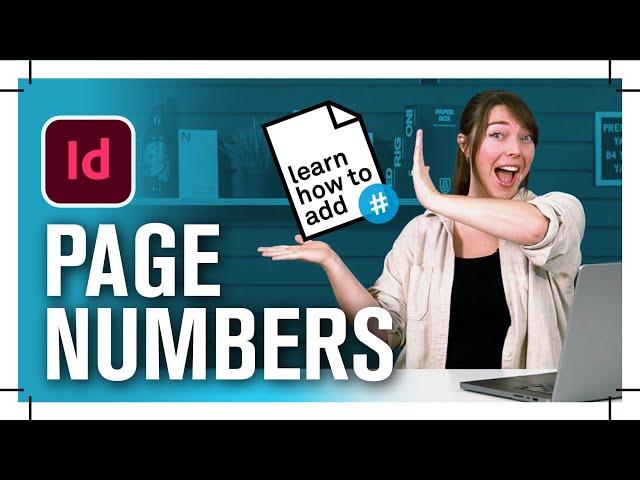 Adobe InDesign Page Numbers Tutorial using Parent Pages