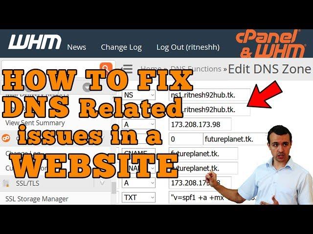 How to fix DNS related issue in a website [Easy method] ️