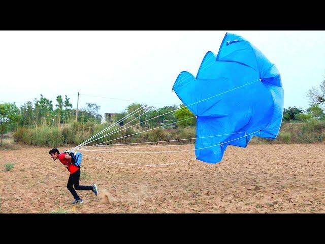 HOME MADE PARACHUTE | Making and Testing | Will It Work?