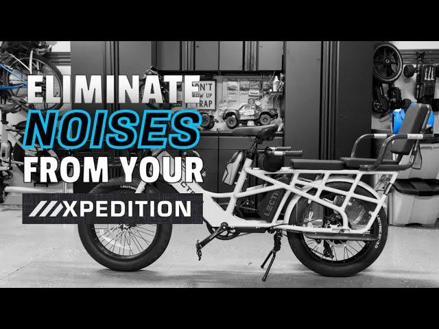 Eliminate Noises From Your Lectric XPedition or other ebike