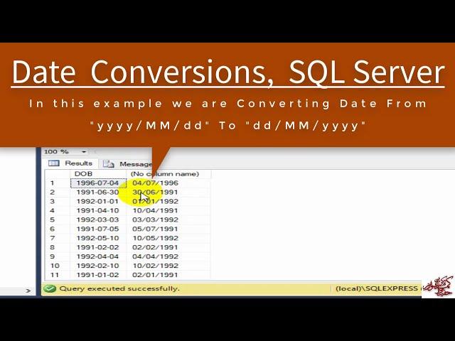 sql date conversion | Convert Date format into DD/MM/YYYY format in SQL Server