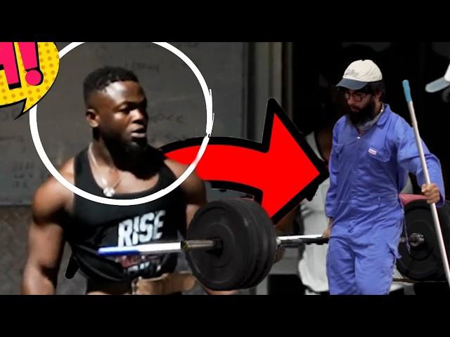 Bodybuilders Get Humiliated By GYM CLEANER | Anatoly Gym Prank