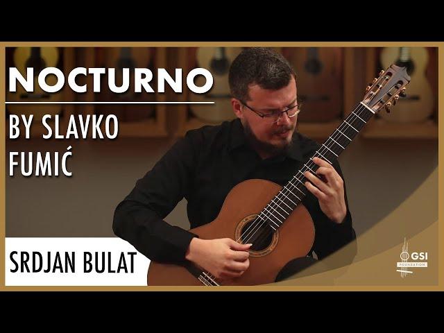 Srdjan Bulat performs "Nocturno" by Slavko Fumić on a 2023 Dake Traphagen classical guitar