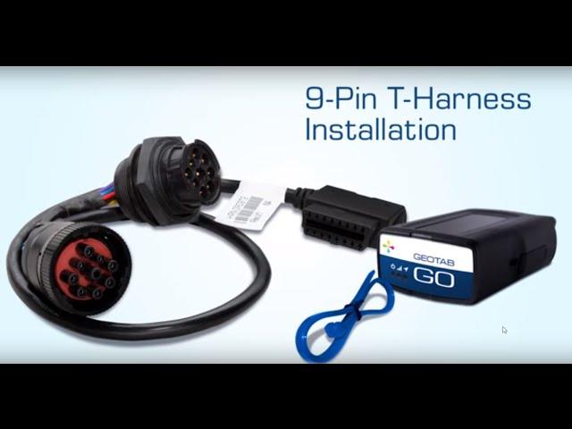 How to Install Geotab's 9-Pin T-Harness Heavy Duty Fleet Tracking Device