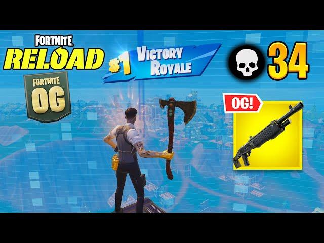 Fortnite Reload | High Kill Solo vs Squads Ranked Gameplay (Keyboard & Mouse)