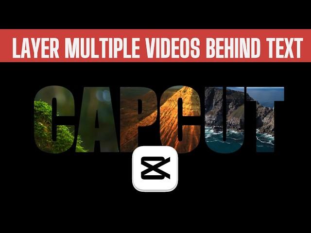 CapCut PC Tutorial: Layering Multiple Videos Behind Text