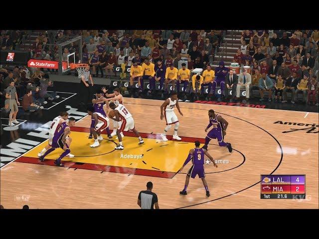 NBA 2K20 - Miami Heat vs Los Angeles Lakers - Gameplay (PS4 HD) [1080p60FPS]