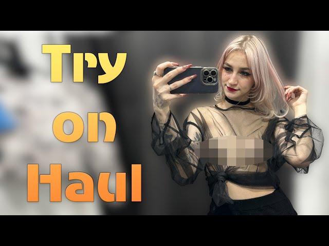 [4K] Transparent Clothes Try-on Haul with Moonsi | See-through Try-on