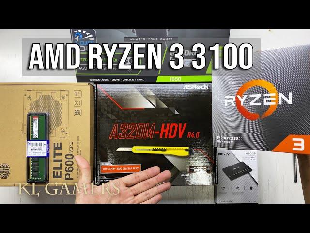 Satisfying RGB Gaming PC Build AMD Ryzen 3 3100 ASRock A320M-HDV R4.0 GTX1650