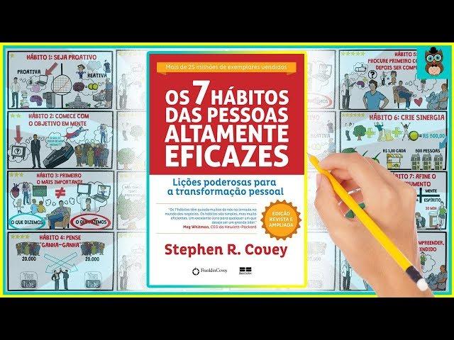 OS 7 HÁBITOS DAS PESSOAS ALTAMENTE EFICAZES | Stephen Covey | Resumo Animado do Livro