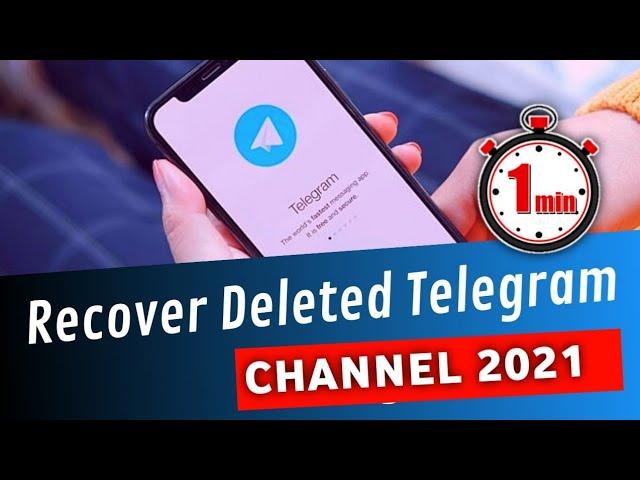 How To Recover Delete Telegram Channel || delete Hui Telegram channel & group ko kaise Recover Kare