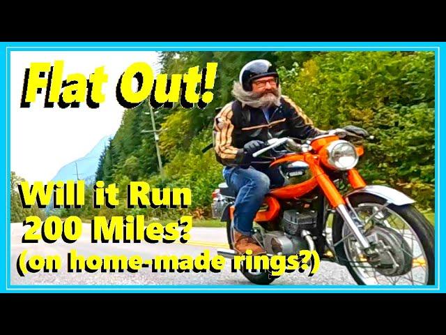 Small Motorcycles and Big Mountains! Will the 1968 Yamaha 180 Stay Together for 200 Miles?