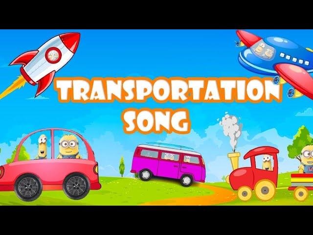 Transportation Song | Kids & Nursery Rhymes | Sing Along Song | Animated