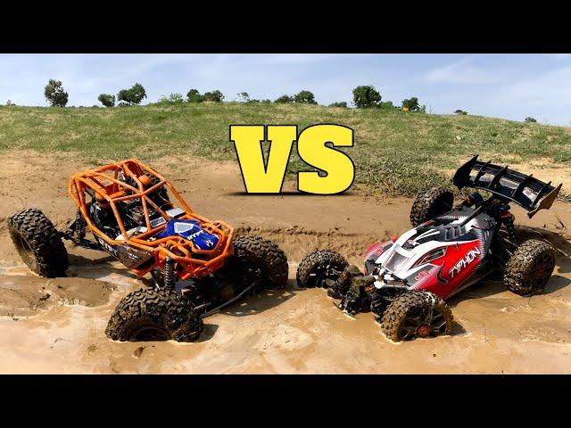 Axial Ryft RBX10 vs Arrma Typhon RC Car | Remote Control Car | RC Car In Mud