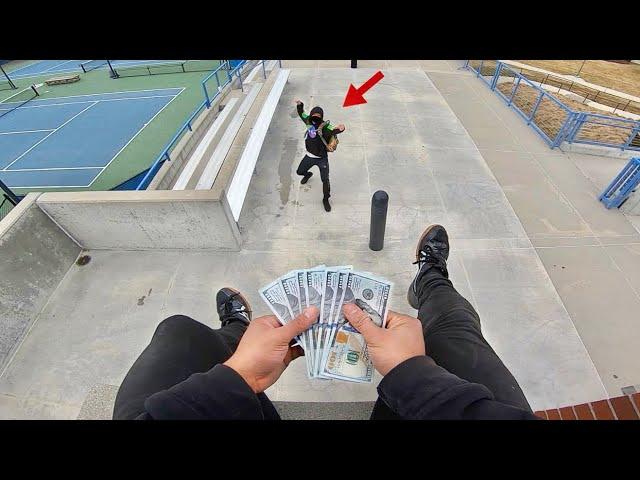 ESCAPE CRAZY THIEF PARKOUR POV