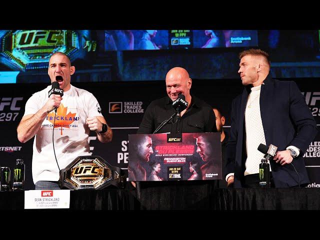 UFC 297: Pre-Fight Press Conference Highlights