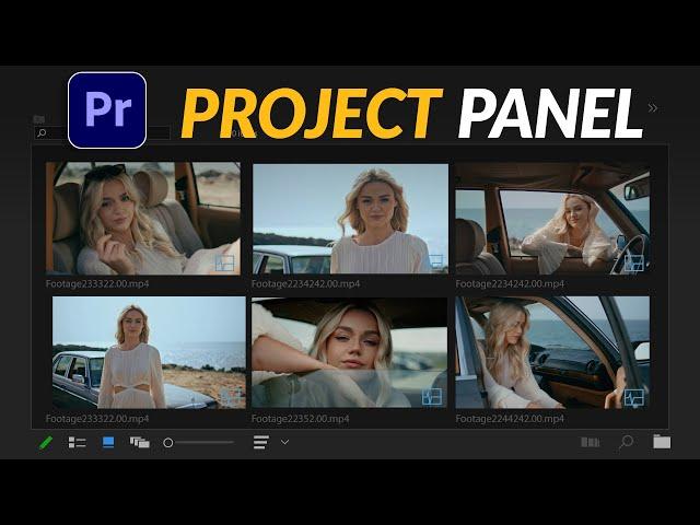 How to Use Project Panel in Premiere Pro | Premiere Pro Tutorial  (For Beginner)