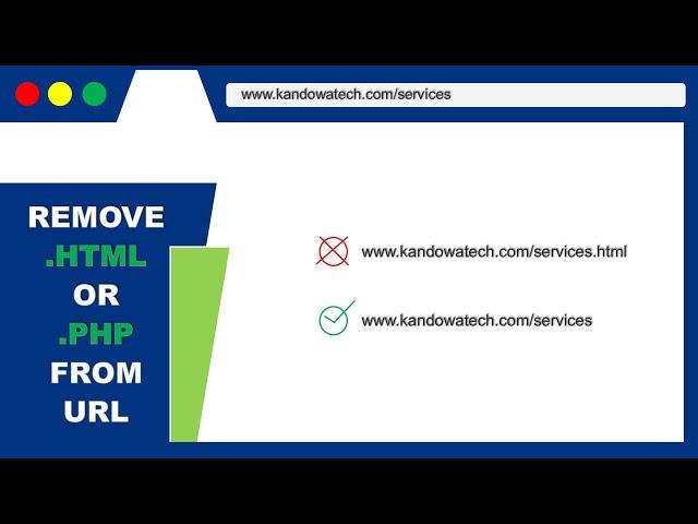 How to Remove the Page File Extension From the URL || Remove HTML/ PHP Extension from URL in 2023