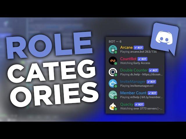 How to Create Role Categories on Discord! Role Dividers! Working 2022!