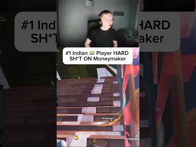 #1 Indian  Player HARD SH*T ON Moneymaker #fortnite #fortnitememe #fortnitetroll #moneymaker #fyp