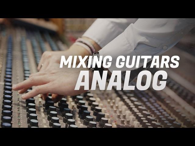 Mastering Guitar Sound with Vintage Neve