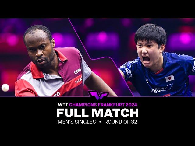 FULL MATCH | Quadri Aruna vs Tomokazu Harimoto | MS R32 | #WTTFrankfurt 2024