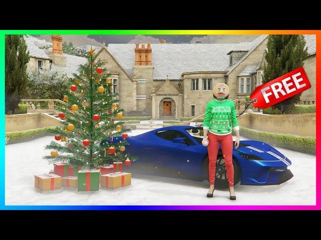 GTA 5 Online Festive Surprise 2019 Christmas DLC Update - SNOW IS HERE! FREE Money & MORE! (GTA 5)