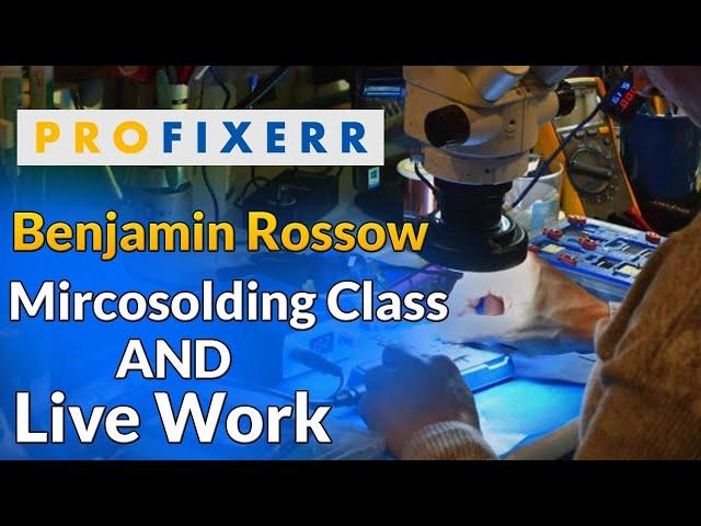 Gadget Repair Expo, Benjamin Rossow Mircosolding Class