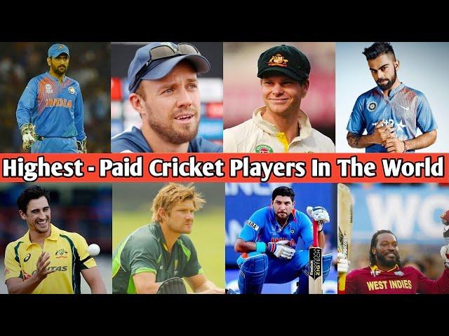 Top 10 Highest - Paid Cricket Player In The World 2020