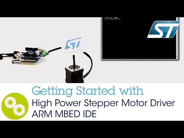 Getting Started with high power stepper motor driver ARM mbed IDE