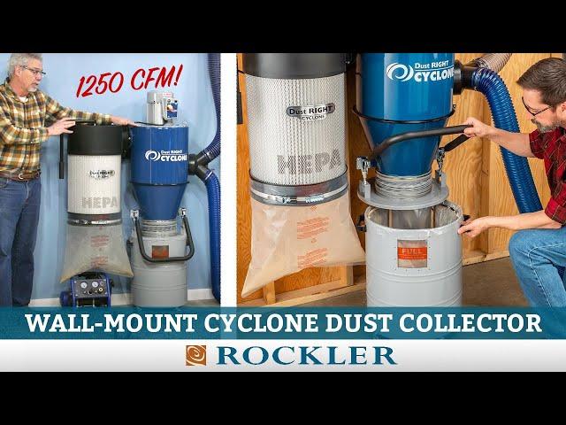 Space-Saving Cyclone HEPA Dust Collector