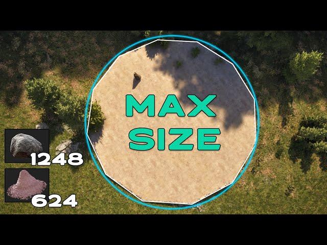 Pax Dei - How To Build The Largest Circle Foundation On A Single Plot Of Land