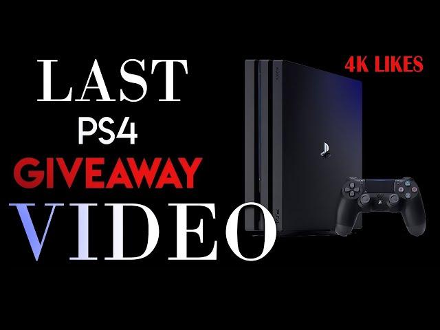 Last PS4 Free Giveaway Video| Sams World | Vlog   