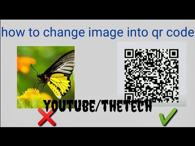 How to make qr code of an image| how to create qr code from image