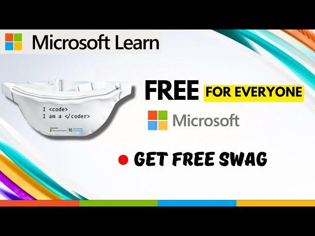 Brand New Microsoft Swag For Free || Microsoft Swag in 2024