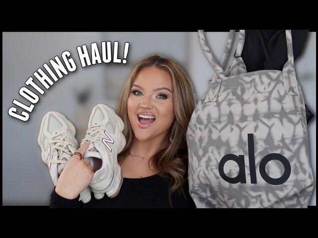 HUGE CLOTHING HAUL - Alo, Skims, White Fox, Lululemon, New Balance...etc