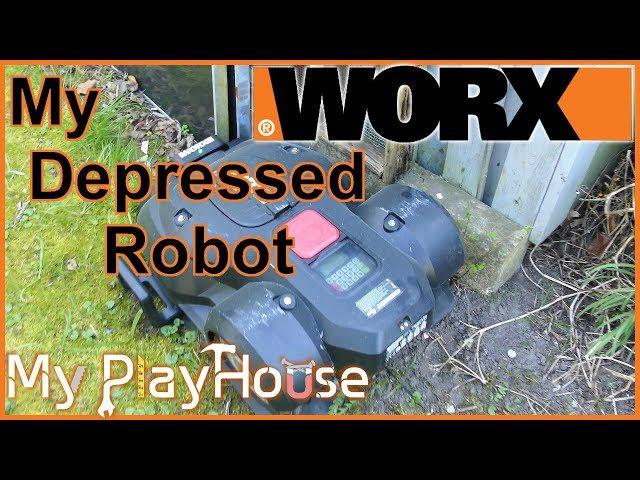 The Bloody Solar Powered Robot Lawn Mower, Killed Itself - 835