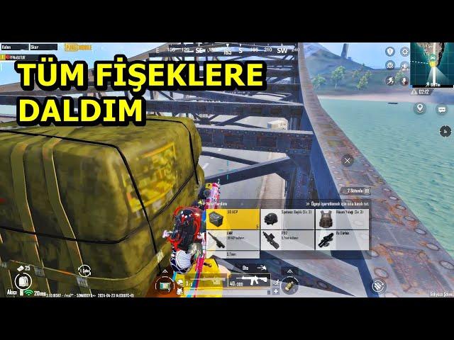 TÜM FİŞEKLERE DALDIM LİVİK & ERANGEL SOLO SQUAD PUBG MOBİLE