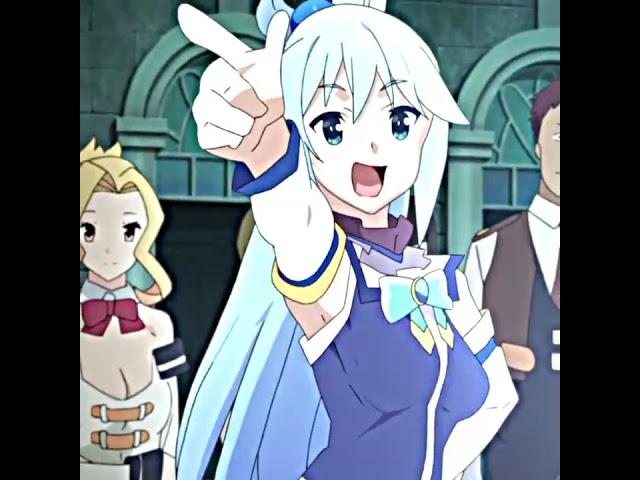 Aqua Edit! (My Waifu  ⁠•͈⁠ᴗ⁠•͈) | Konosuba